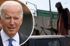 Joe Biden抨击阿富汗部队，因为塔利班在喀布尔控制。（PA / CANVA）