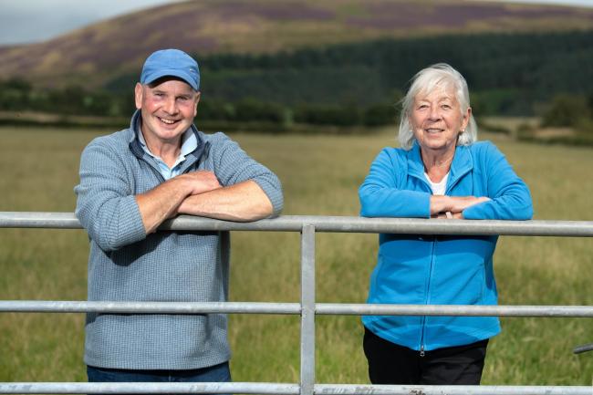 Obie Sharp（右）和Alan Rogerson Ref：RH190821055 Rob Haining /苏格兰农民......